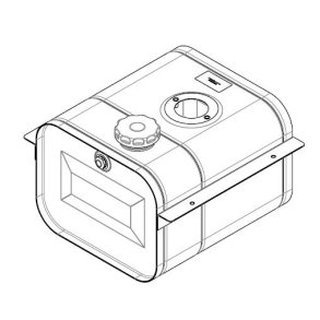 Hydrauliktank st�l 70L 1 1/4