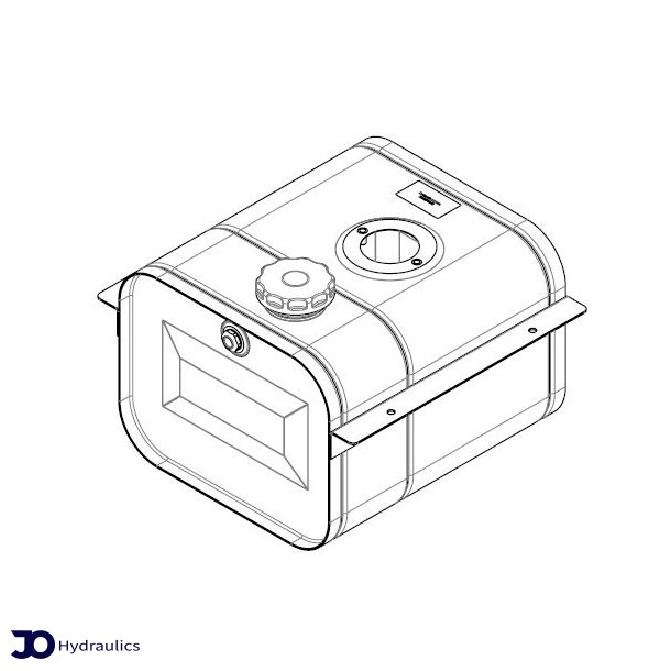 Hydrauliktank stl 70L 1 1/4"