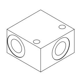 Ventilblok St�l 3/4