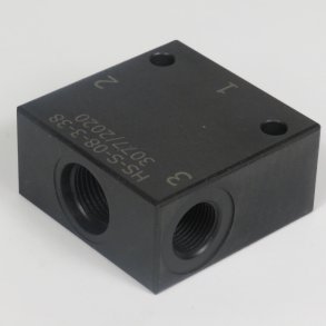 Ventilblok St�l 3/8