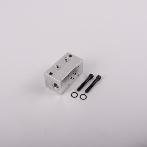 Alublok for kun en cetopventil