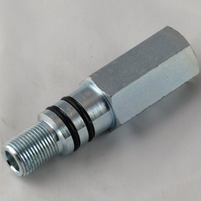 Nippel m Slangebrudsventil