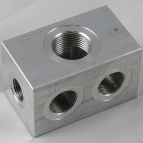 Samleblok - raw aluminium