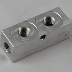 Samleblok - raw aluminium