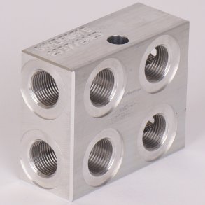 Samleblok - raw aluminium