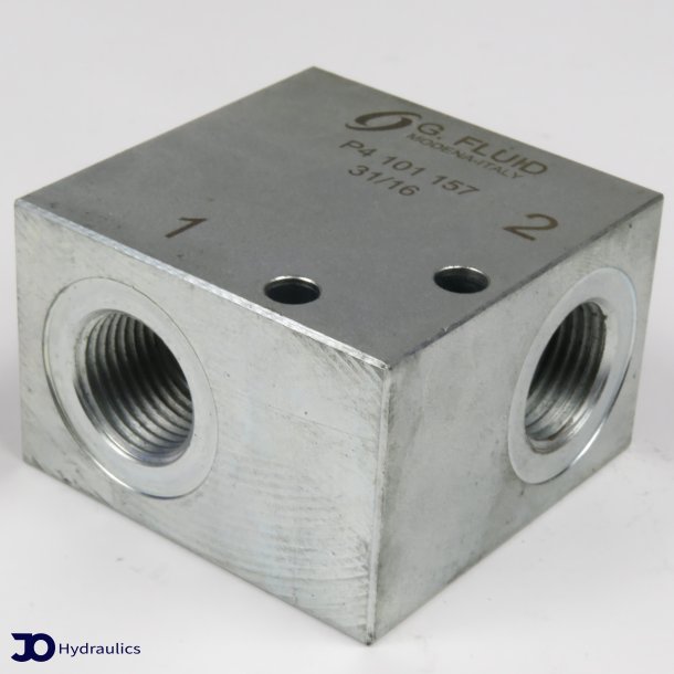 VentilBlok Stl 1/2" SAE 10/2