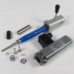 Glider lukk midt for elektrisk akt.venti