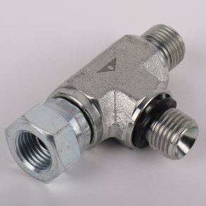 T-stykke oml�ber p� side og 2x udv. gev.