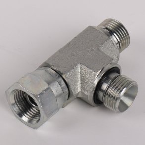 T-stykke oml�ber p� side og 2x udv. gev.