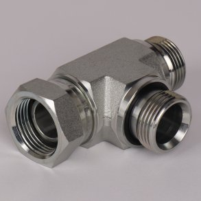 T-stykke oml�ber p� side og 2x udv. gev.