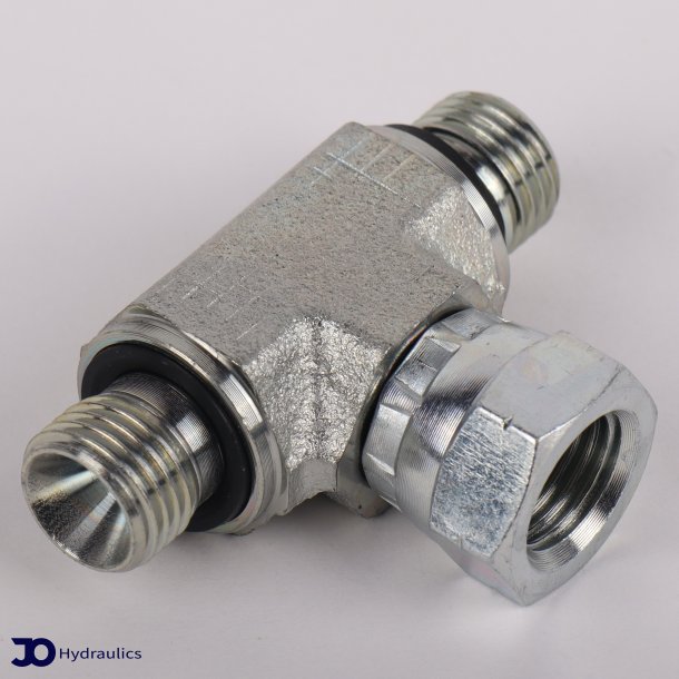 T-stykke 2x udv. gev. og omlber midt