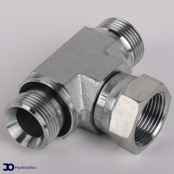 T-stykke 2x udv. gev. og omlber midt