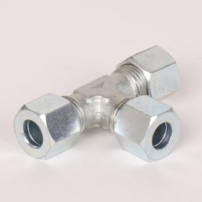 T-stykke med sk�reringe og oml�bere