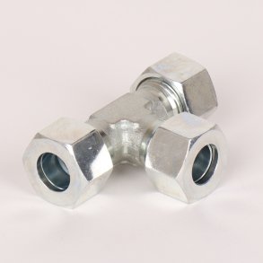 T-stykke med sk�reringe og oml�bere