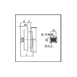 2-vejs slangerulle RC - u. slange
