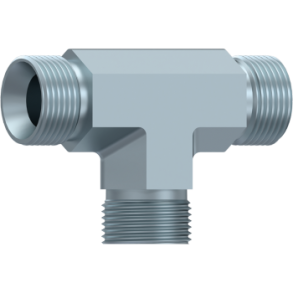 BSP T-stykke 3 x udvendig gevind 1/4