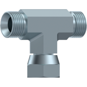 T-stykke 2x udv. gev. og oml�ber midt