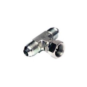 JIC T-stykke 2 x udvendig, 1 oml�ber ned