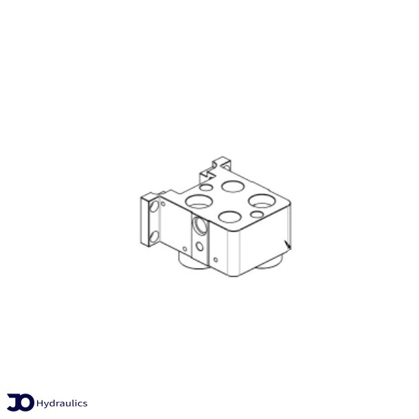 Holder i aluminium for PSF4 multikobling