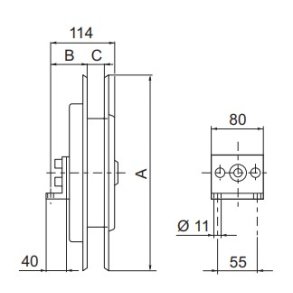 1-vejs slangerulle FL - u. slange