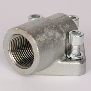 Portflange - vinkel st�l 3 x M10 x 30