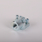 Portflange - lige st�l 2xm6x20 + 2xm6x35