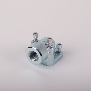 Portflange-vinkel st�l 2xm8x25 + 2xm8x60