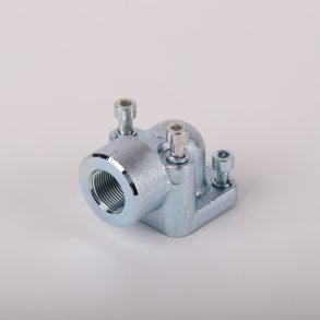 Portflange-vinkel st�l 2xm8x25 + 2xm8x60