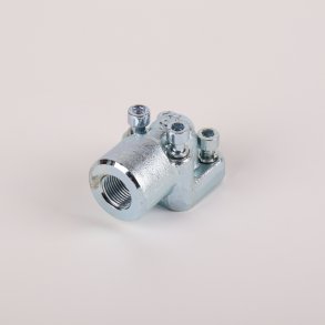 Portflange-vinkel st�l 2xm6x25 + 2xm6x35