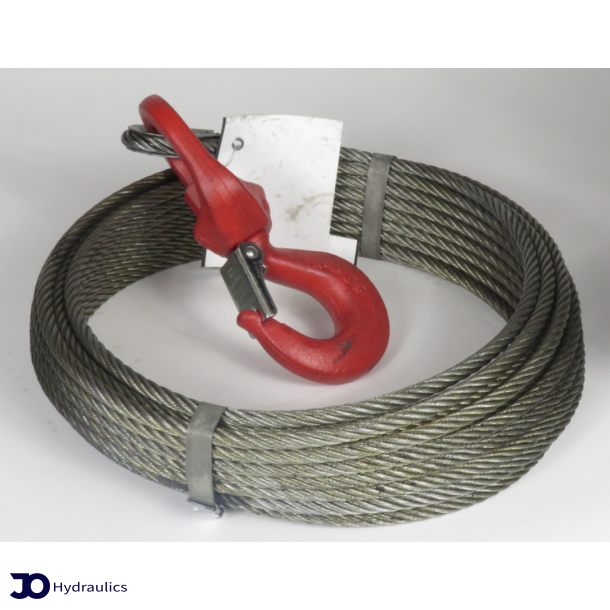 Wire =18mm L= 20M Med swirvel krog