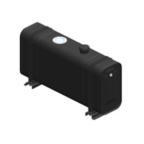 Bagmonteret tank st�l 180L 1 1/4