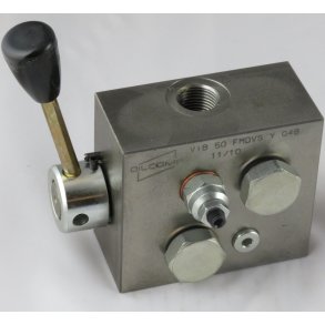 Vendeventil for motor m. overtryksventil