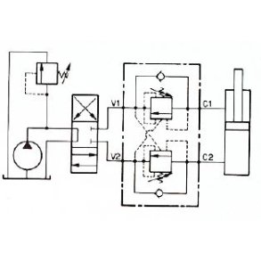 Overcenterventil Dobbelt