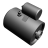 El-motor 12Vdc 2,1 KW venstre