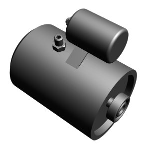 El-motor 24V dc  2,2 KW venstre